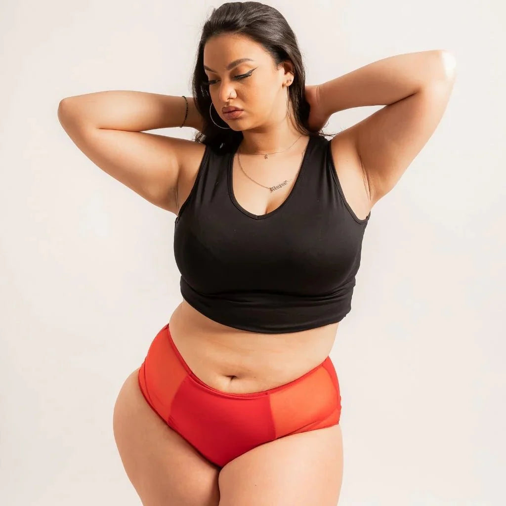 Braga Menstrual Cintura Alta HONESTA Flujo Abundante (Noche)