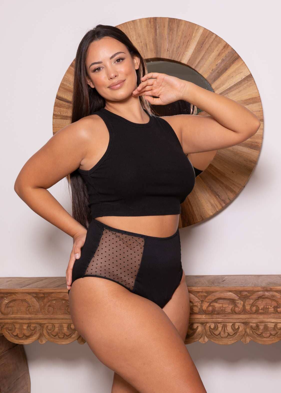 Braga Menstrual Talle Alto SPLENDEA Flujo Abundante (Noche)