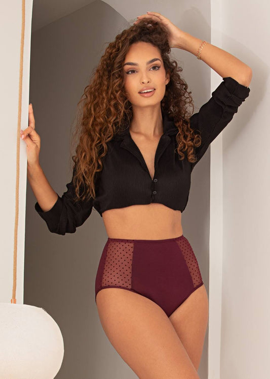 Braga Menstrual Tiro Alto SPLENDEA RUBÍ Flujo Abundante (Noche)